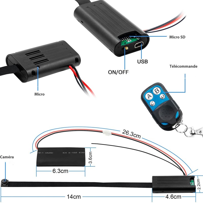 Full HD camera module DIY with motion detection