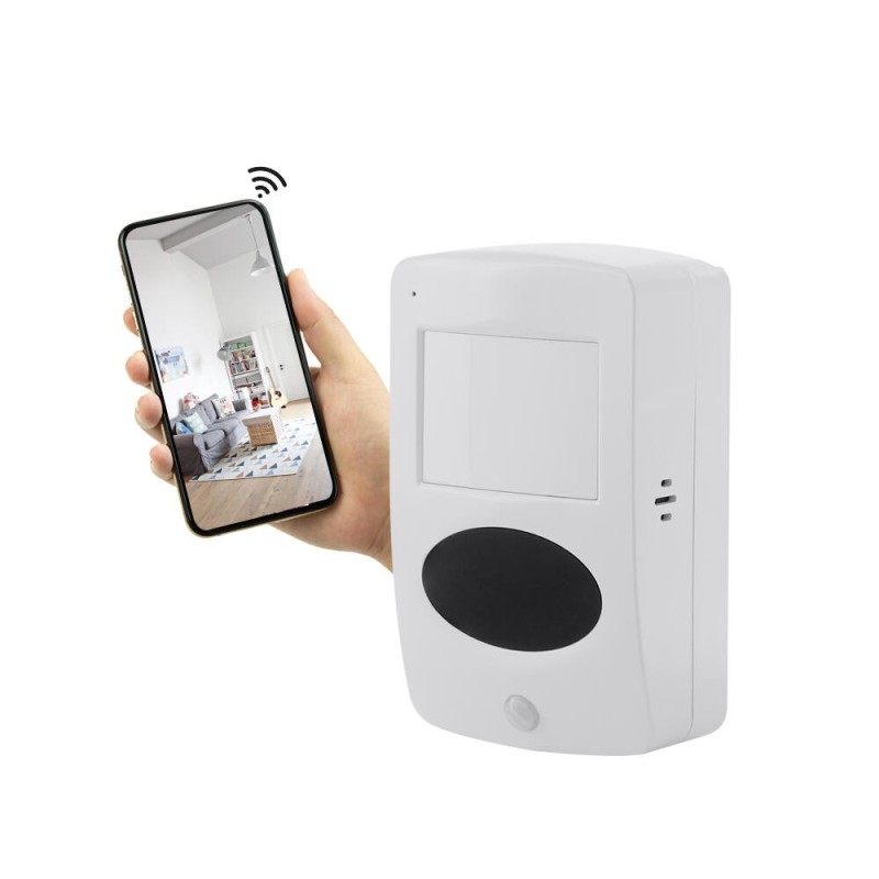 Détecteur de fumée caméra espion avec FULL HD + WiFi + détection de  mouvement