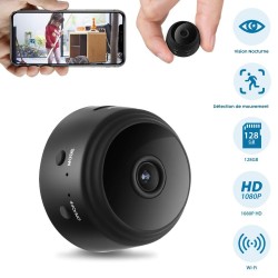 Camera Full HD 1080P WiFi option vision nocturne et détection de mouvement