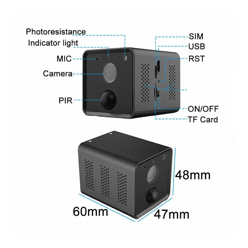 WIFI camera with PIR motion detection