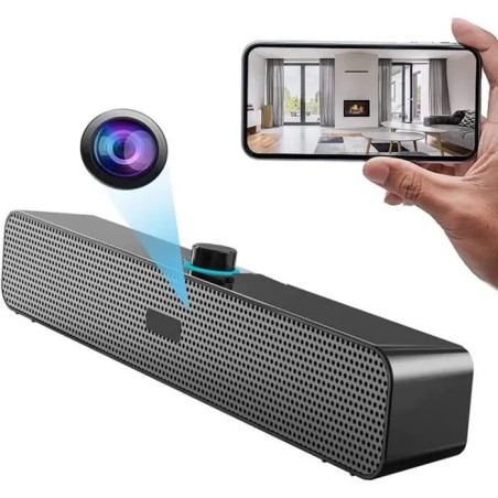 Enceinte Bluetooth camera espion WIFI haute qualité