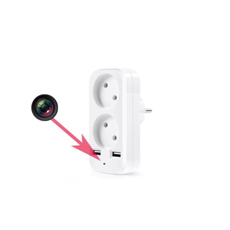 Socket Full HD Wifi camera motion detection