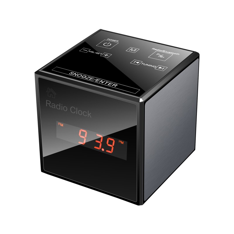 Caméra espion Wi-Fi - Horloge - Enceinte Bluetooth