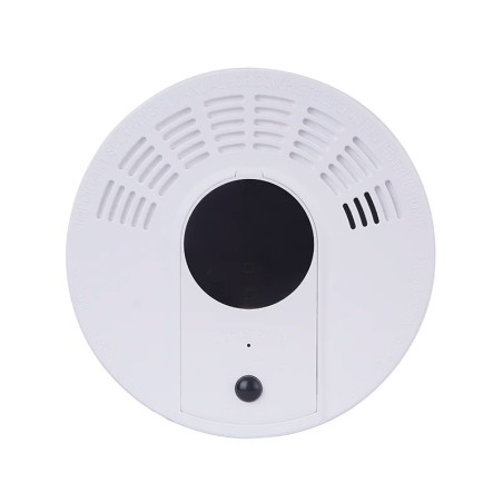 Détecteur de fumée caméra espion WIFI longue autonomie 1 an détection de mouvement