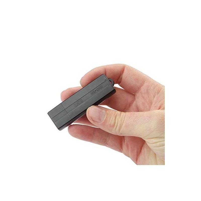 Noise-Activated USB Voice Recorder – Up to 25 Days Standby & 288 Hours Storage