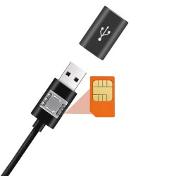 Cable GSM écoute à distance et localisation de la position
