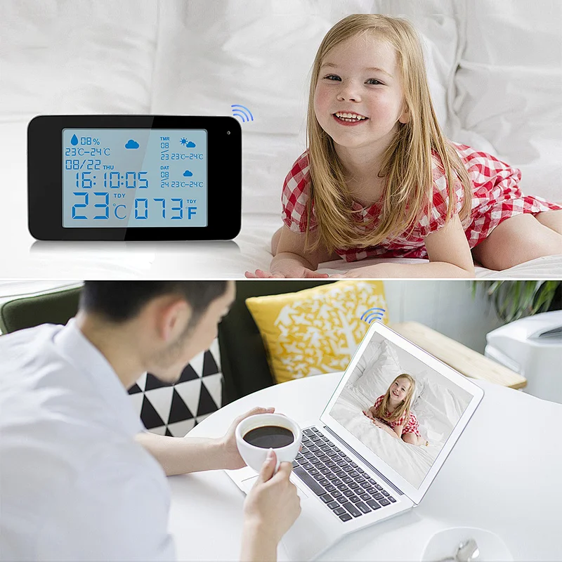 Station météo caméra espion WIFI détection de mouvement